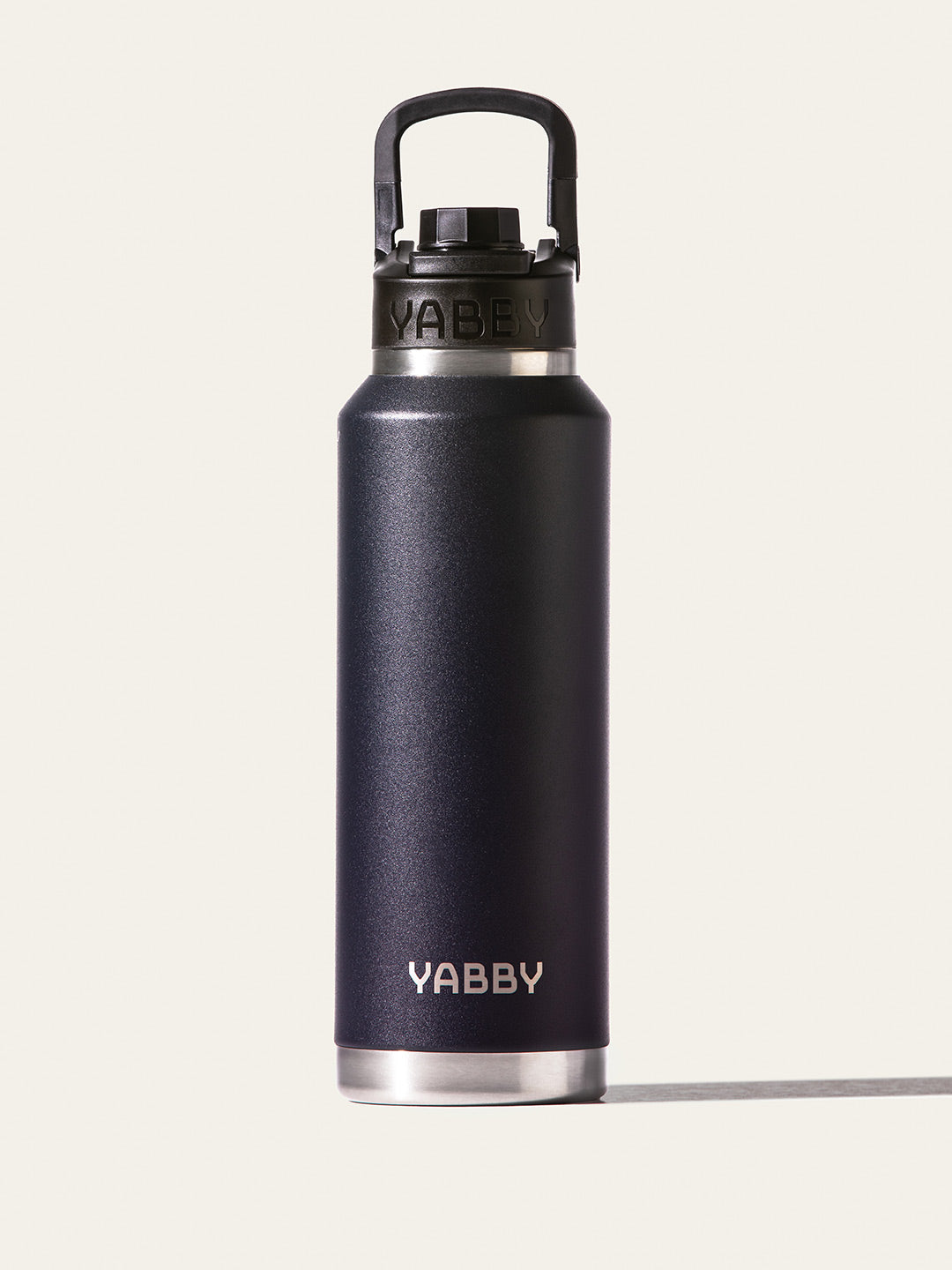1.2L Yabby Black Insulated Stainless Steel Bottle with Swig Lid