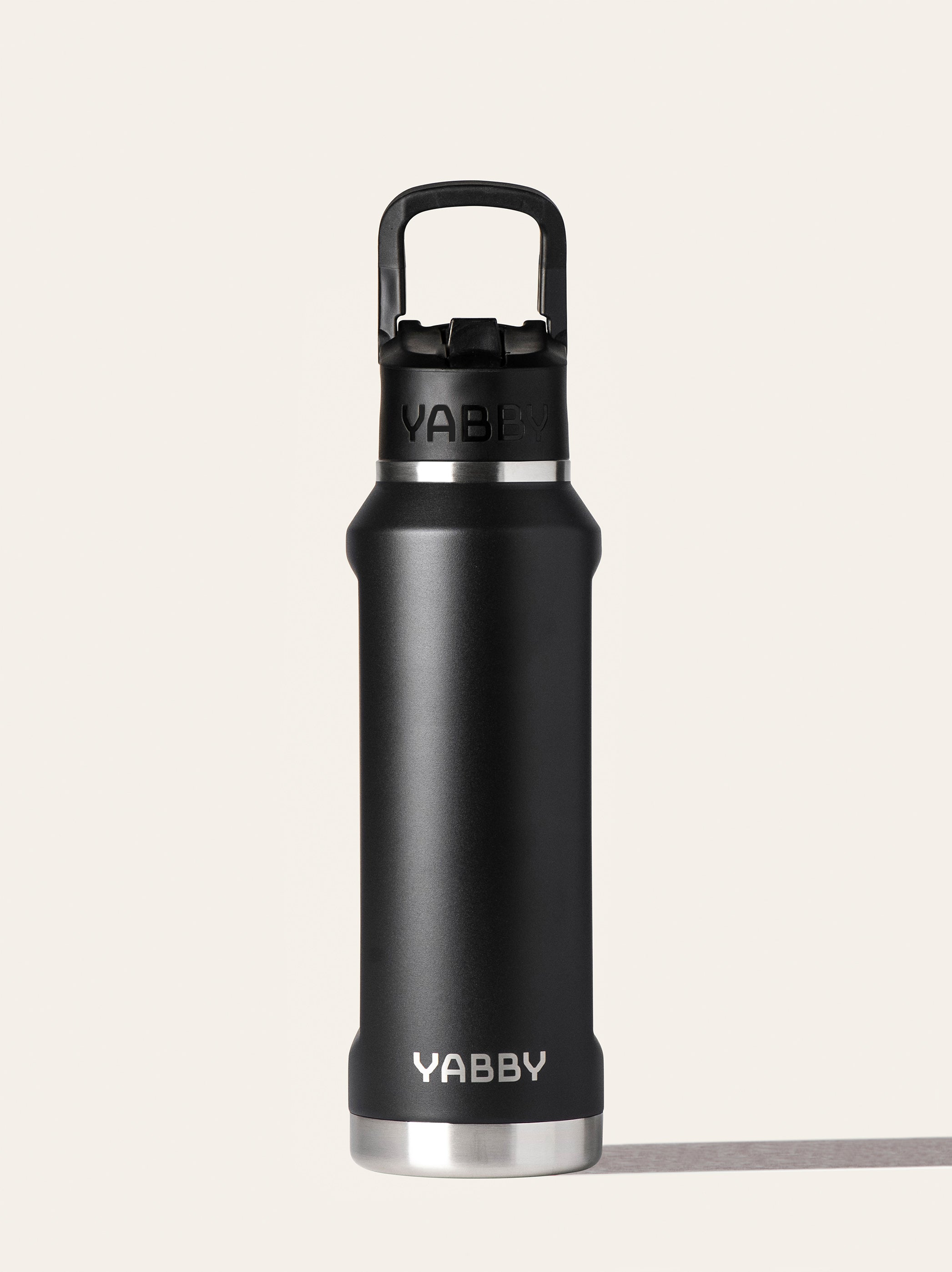 1L Yabby Insulated Stainless Steel 'Ezy Grip' Bottle with Sipper Lid