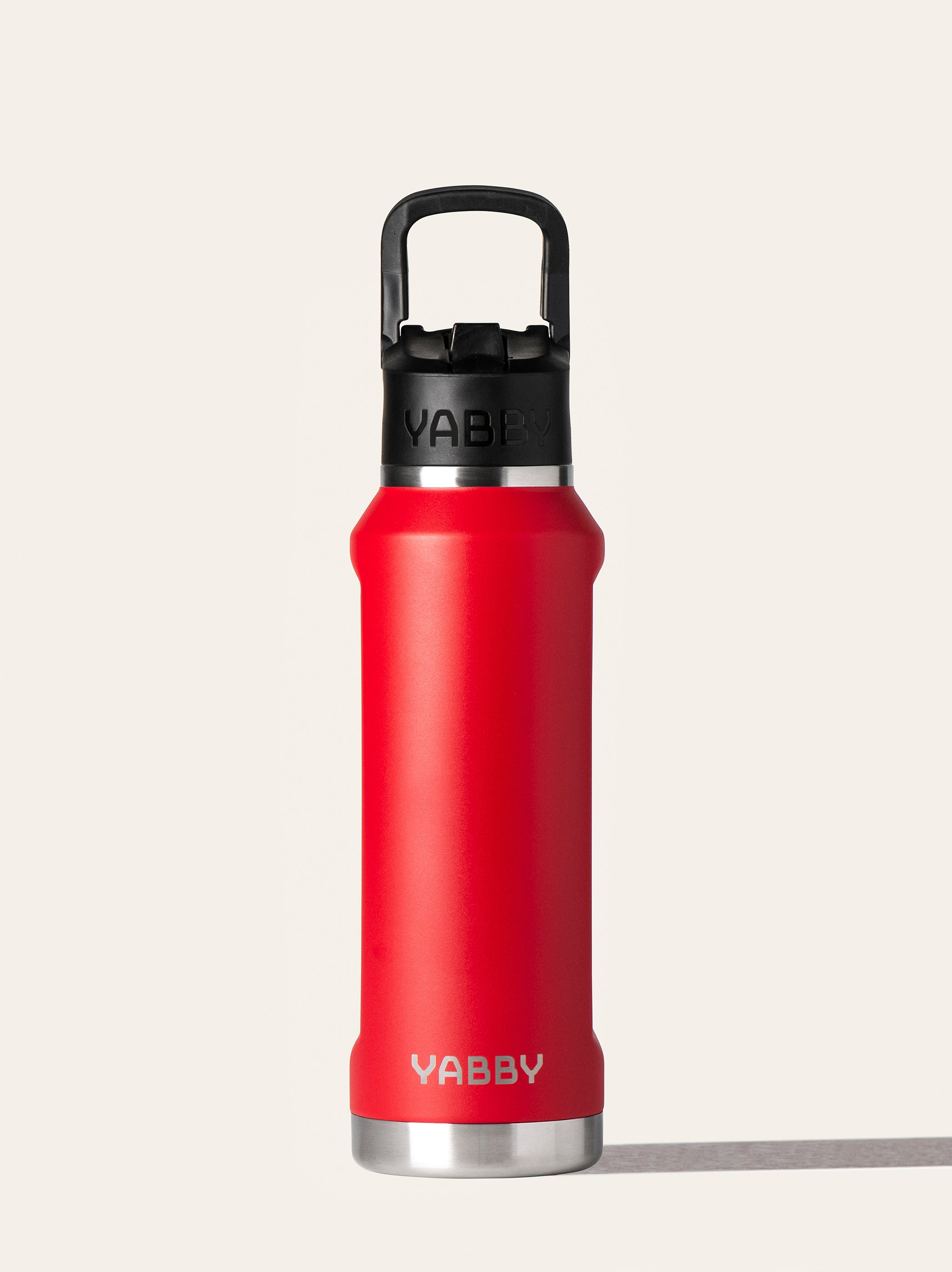1L Yabby Insulated Stainless Steel 'Ezy Grip' Bottle with Sipper Lid