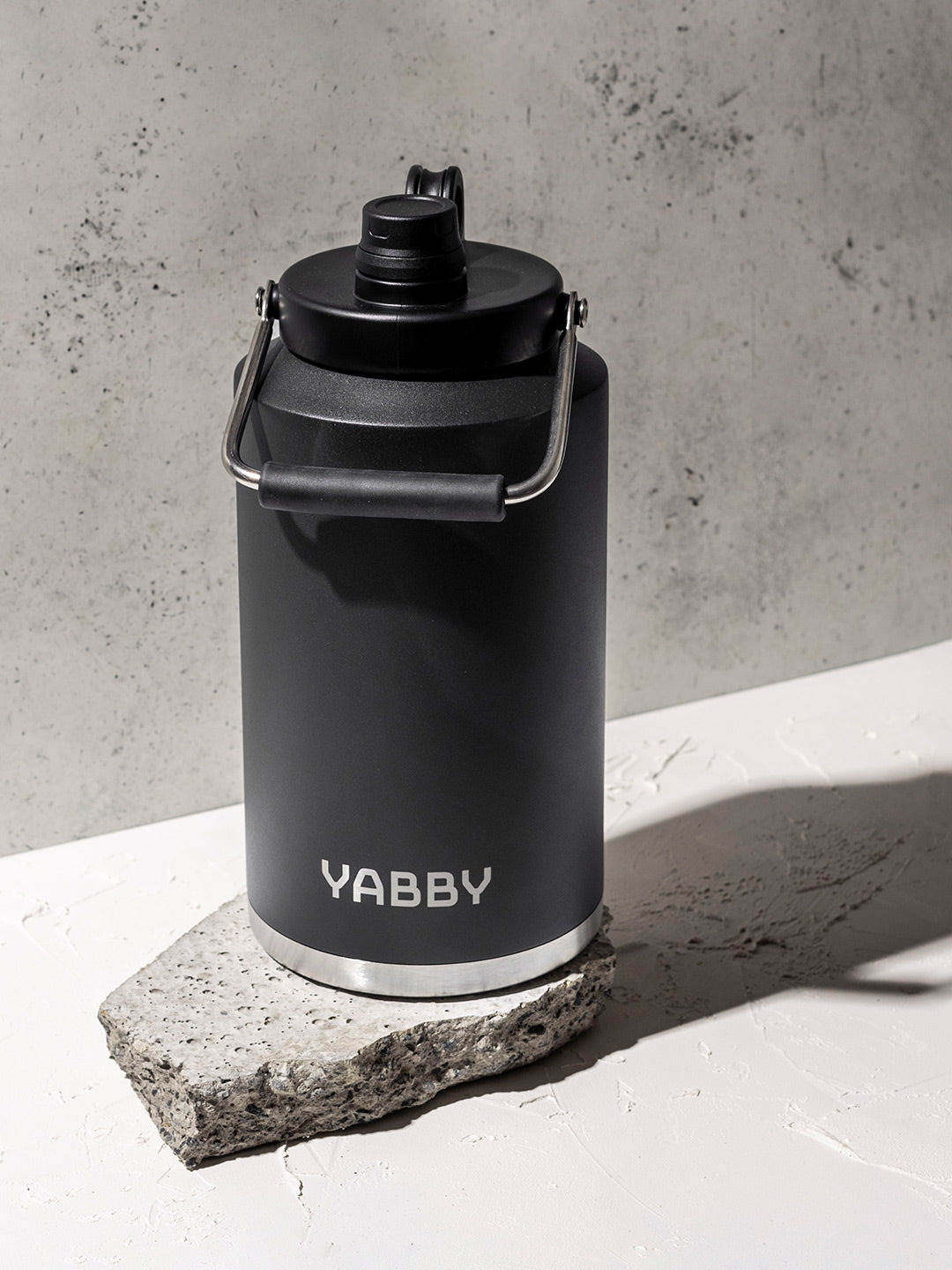 3.8 Litre Yabby Black Insulated Stainless Steel Jug. Triple Wall with copper lining. Keep Hot and Cold for longer. Best Black Jug Australia.