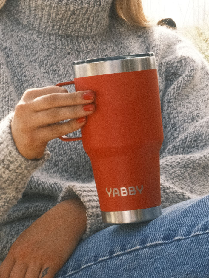 850ml Yabby Insulated Stainless Steel Tumbler With Handle