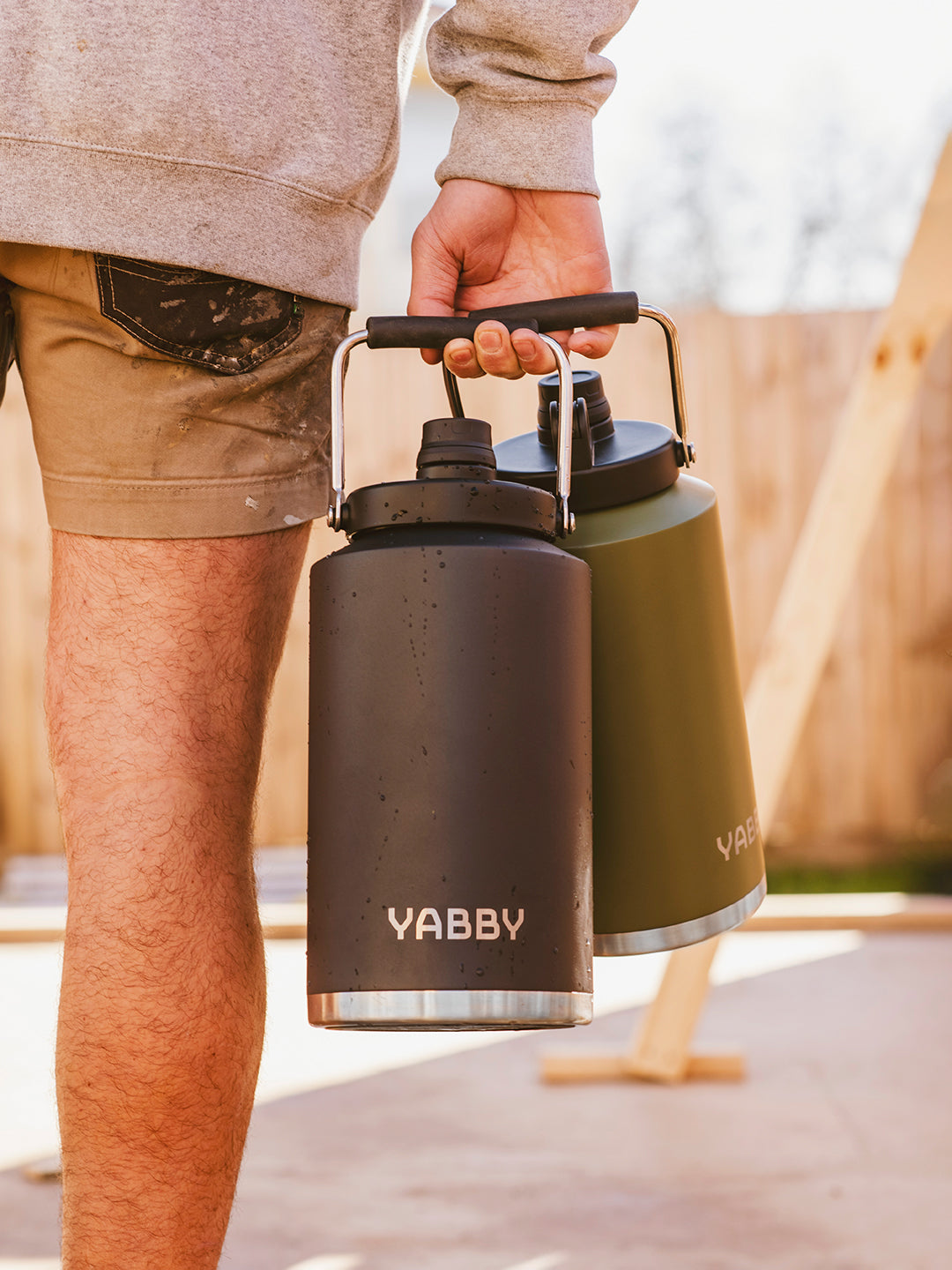 3.8L Yabby Insulated Stainless Steel Water Jug