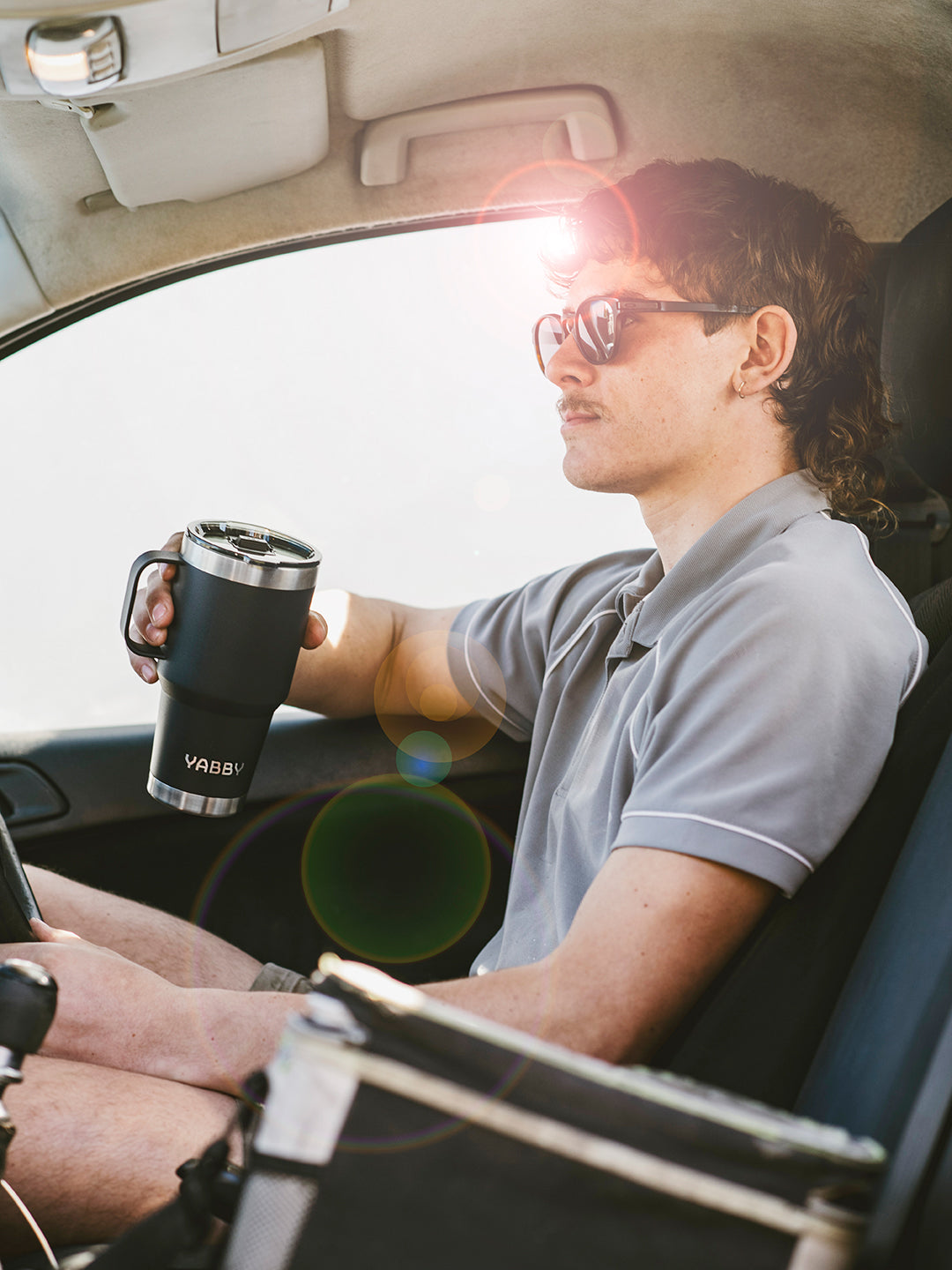 850ml Yabby Insulated Stainless Steel Tumbler With Handle