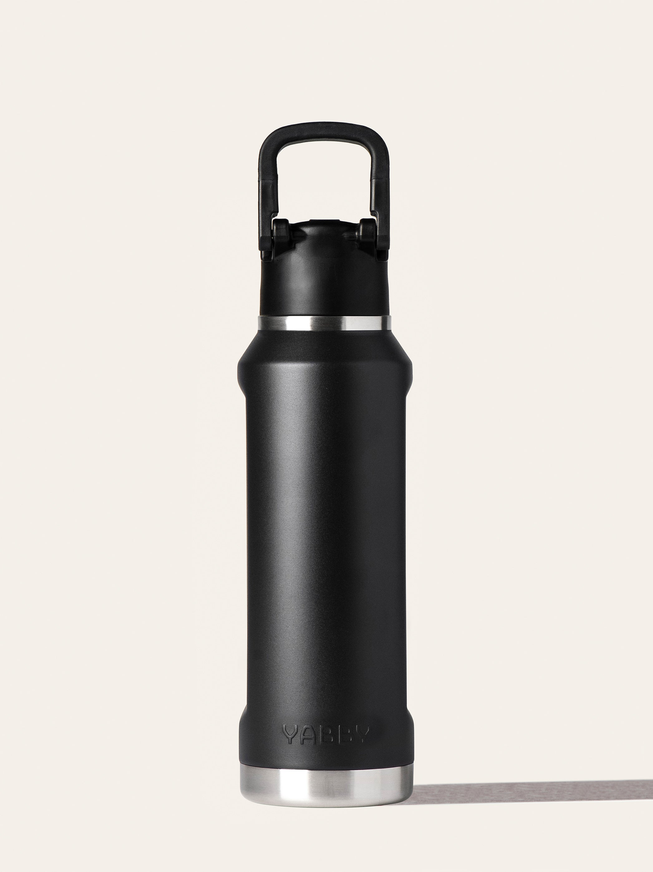 1L Yabby Insulated Stainless Steel 'Ezy Grip' Bottle with Sipper Lid