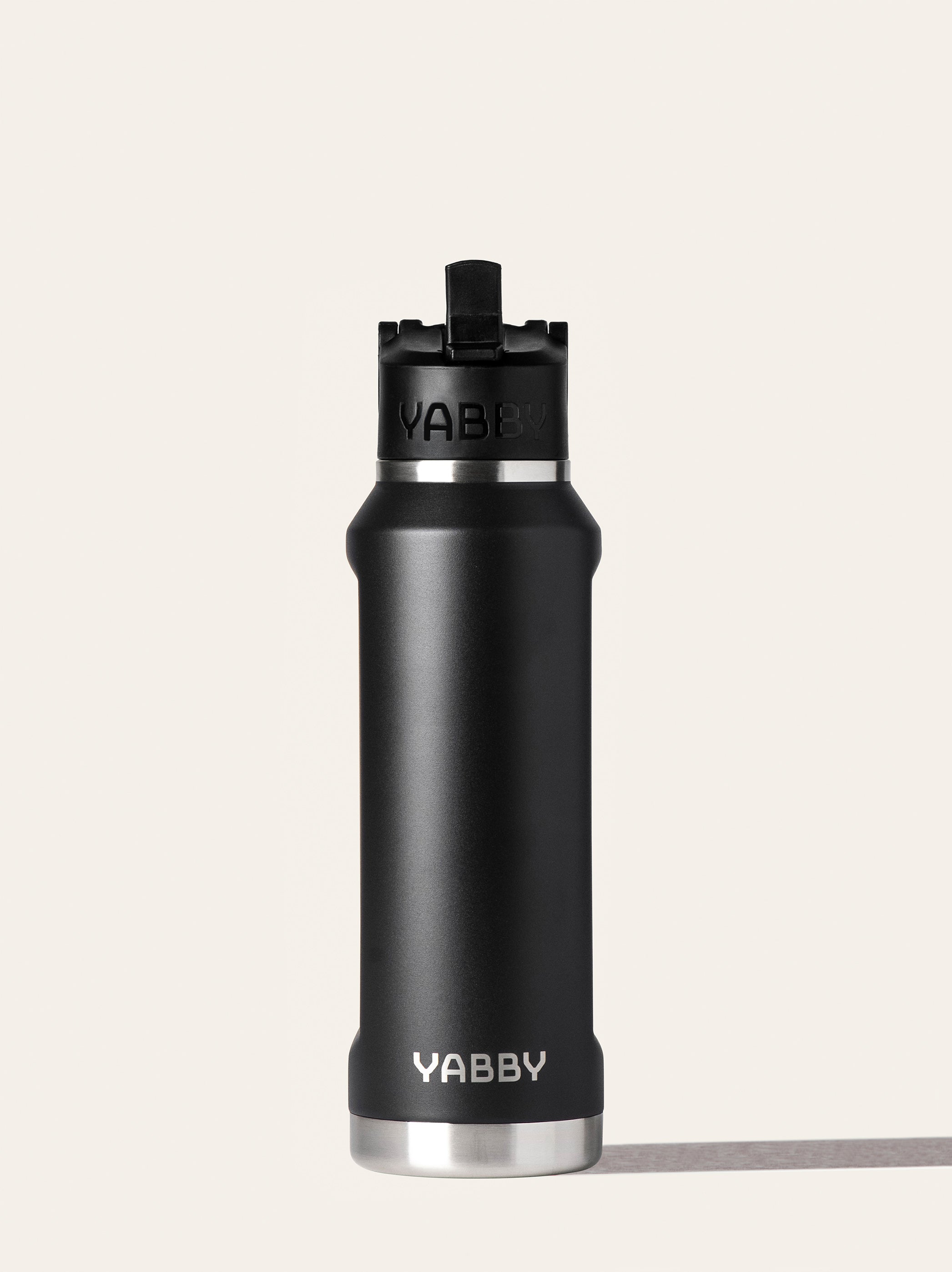 1L Yabby Insulated Stainless Steel 'Ezy Grip' Bottle with Sipper Lid