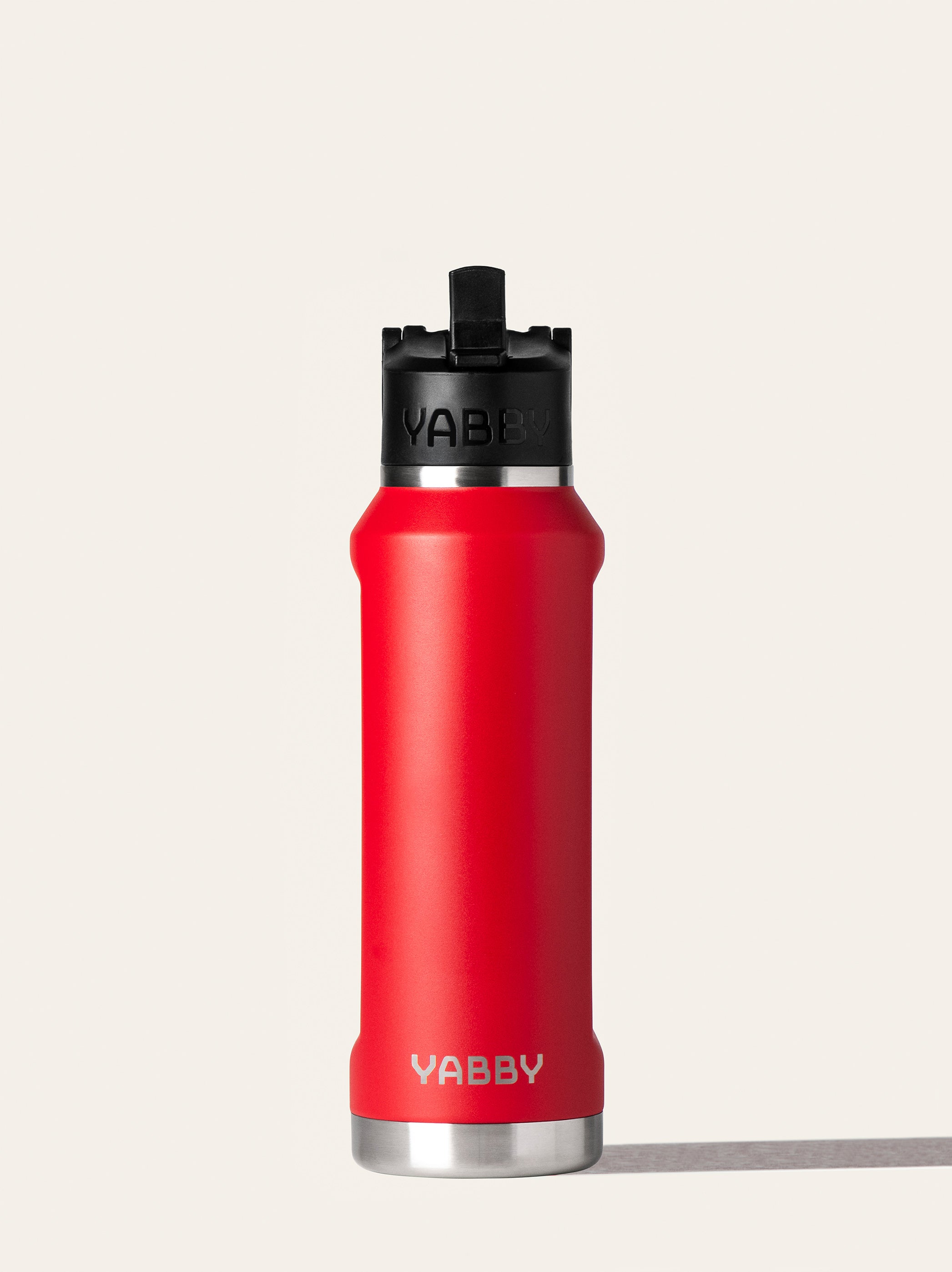 1L Yabby Insulated Stainless Steel 'Ezy Grip' Bottle with Sipper Lid