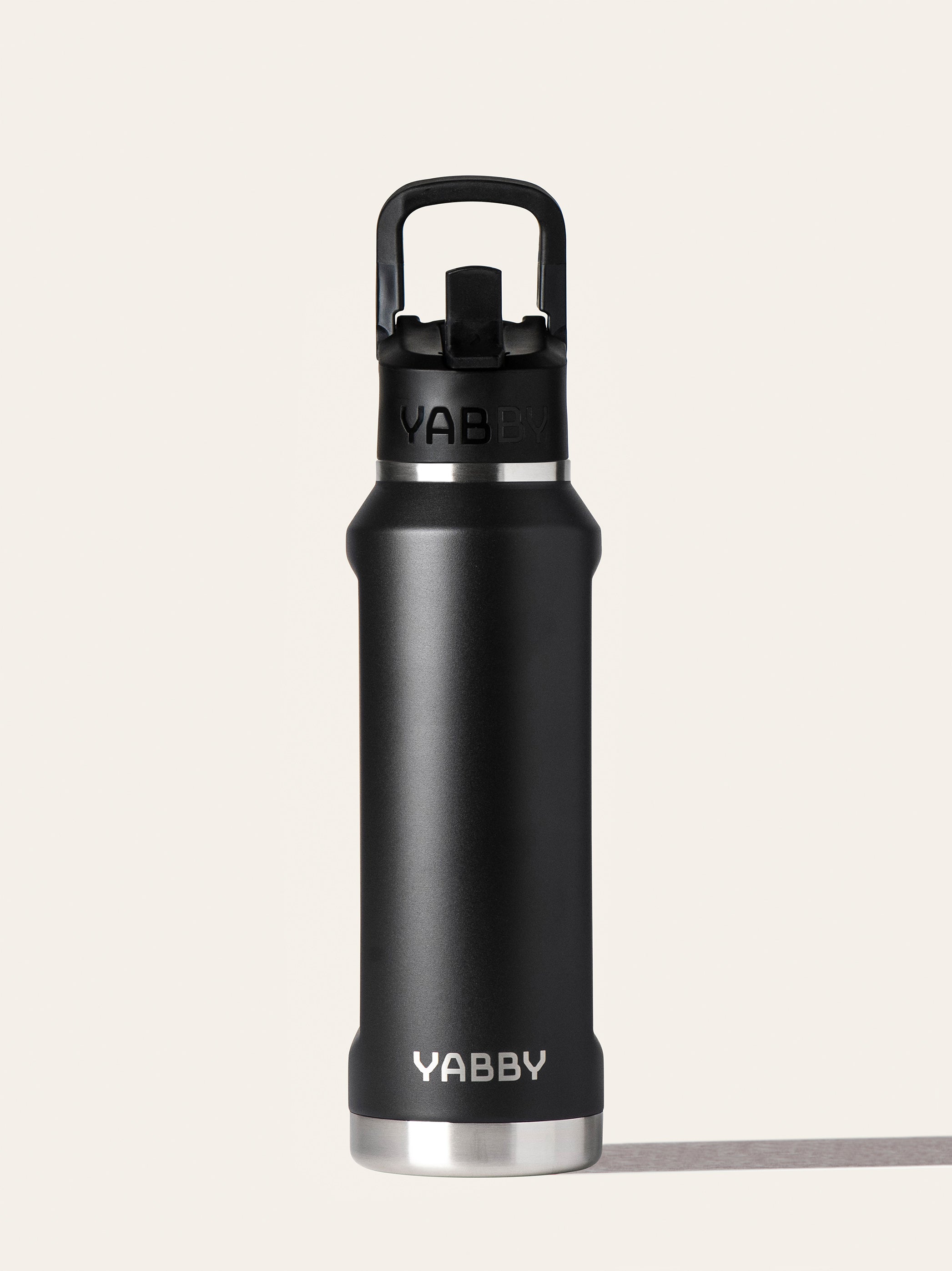 1L Yabby Insulated Stainless Steel 'Ezy Grip' Bottle with Sipper Lid