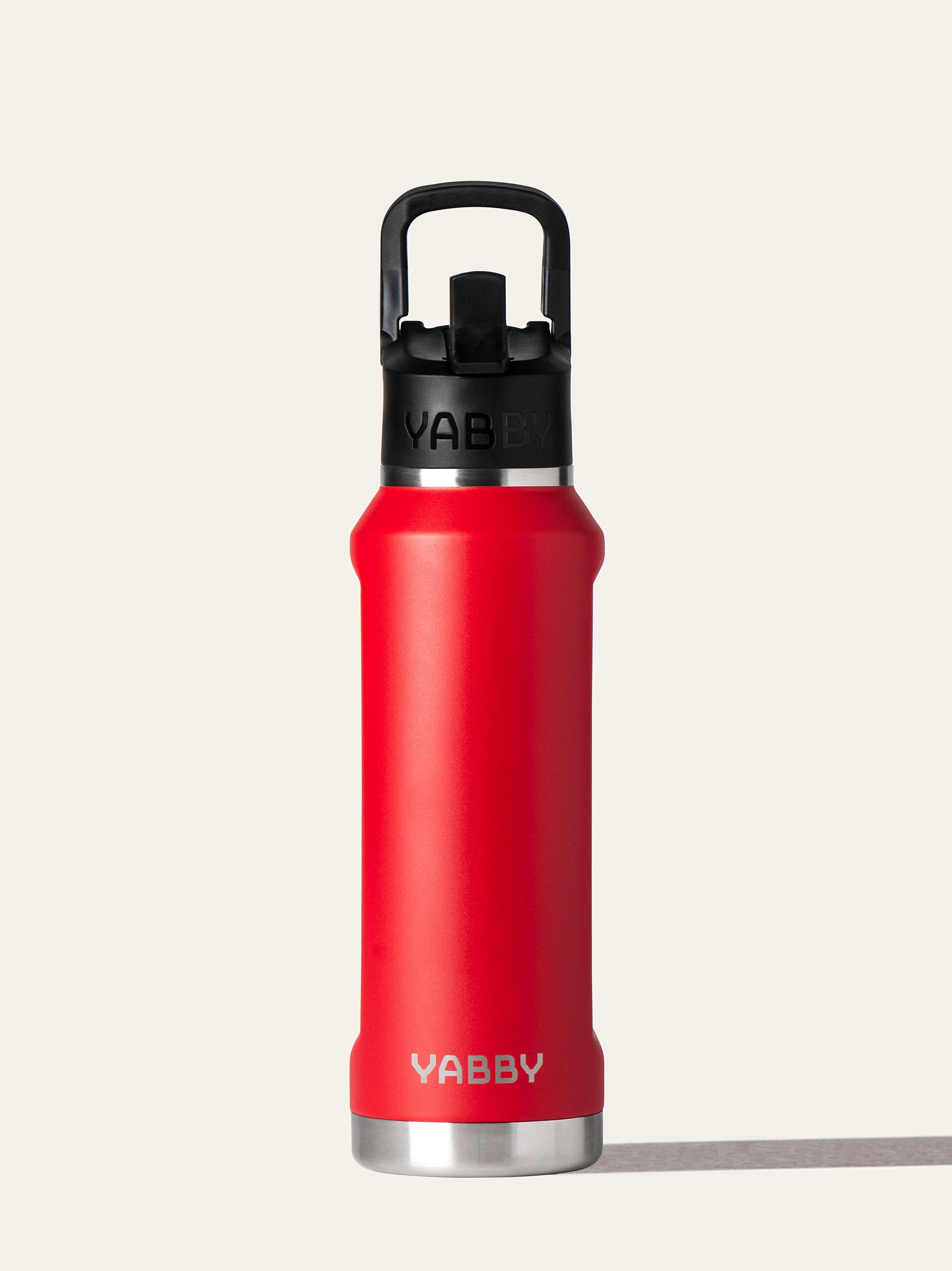 1L Yabby Insulated Stainless Steel 'Ezy Grip' Bottle with Sipper Lid