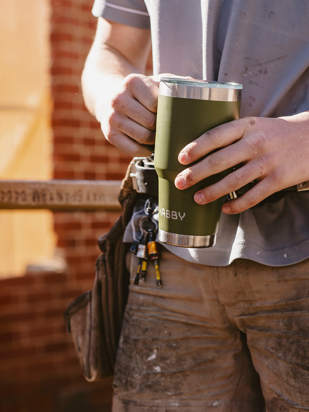 850ml Yabby Insulated Stainless Steel Tumbler With Handle